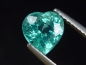 Preview: Apatit 1,41 Ct. türkisblau - Herz 7 x 6,5 mm