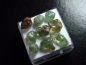 Preview: Demantoid Granat Lot in Box - Erongo, Namibia
