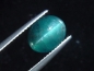 Preview: Apatit Katzenauge 3,28 Ct. seltene blaue Farbe Minas Gerais, Brasilien