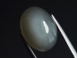 Preview: Mondstein silbergrau 15,39 Ct. Oval Cabochon 18 x 13 mm