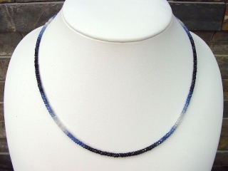 Sapphire necklace 49,90 Ct. blue Sapphire with fine color shade