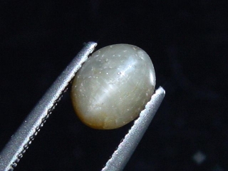 Chrysoberyl cat's eye 1,77 Ct. oval cabochon Brazil