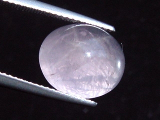 Star Rose Quartz 8,14 Ct. cabochon cut