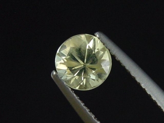 Chrysoberyll 1,01 Ct. Rund 6 mm Minas Gerais, Brasilien