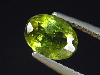 Verdelite / green Tourmaline 1,59 Ct. oval Brazil