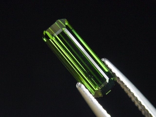 Verdelite / green Tourmaline 1,65 Ct. octagon Brazil