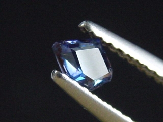 Benitoite 0,25 Ct. collector cut faceted - San Benito Co., California, USA