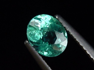 Apatit 1,09 Ct. türkisgrün - Oval 7 x 5,5 mm