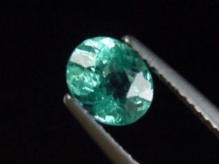 Preview: Apatit 1,09 Ct. türkisgrün - Oval 7 x 5,5 mm