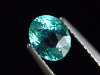 Preview: Apatit 1,36 Ct. türkisblau - Oval 7 x 5 mm