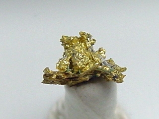 Gold crystalline 5 mm Brusson, Val d'Aosta, Italy