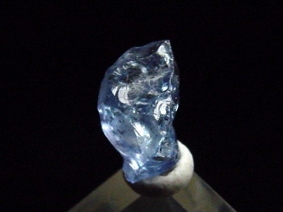 Benitoite crystal 6 mm - San Benito Co., California, USA