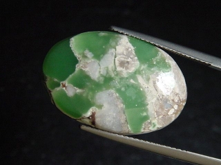 Variscite 13,53 Ct. oval cabochon Utah, USA