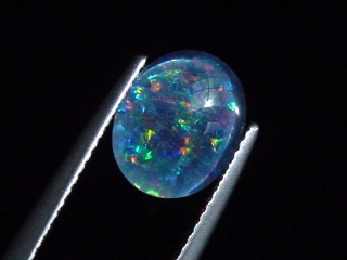 Opal / Edelopal 10 x 8 mm Oval Cabochon Triplette - Australien