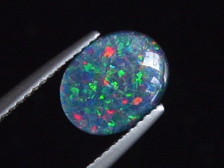 Opal / Edelopal 10 x 8 mm Oval Cabochon Triplette - Australien