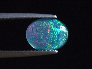 Opal / Edelopal 10 x 8 mm Oval Cabochon Triplette - Australien