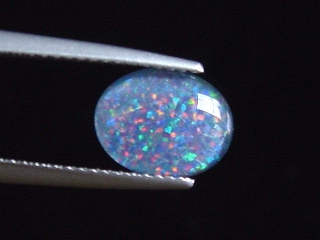Opal / Edelopal 10 x 8 mm Oval Cabochon Triplette - Australien