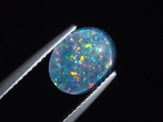 Opal / Edelopal 10 x 8 mm Oval Cabochon Triplette - Australien