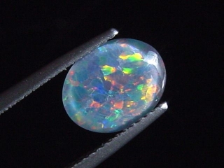 Opal / Edelopal 10 x 8 mm Oval Cabochon Triplette - Australien