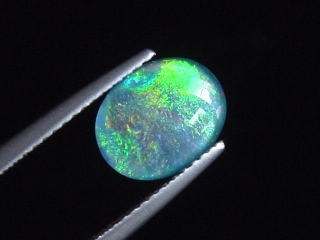 Opal / Edelopal 10 x 8 mm Oval Cabochon Triplette - Australien
