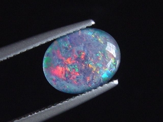 Opal / Edelopal 10 x 8 mm Oval Cabochon Triplette - Australien