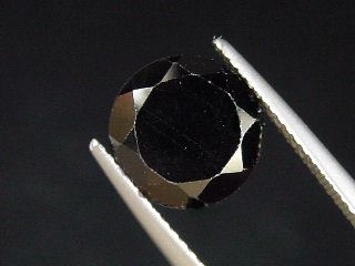 Black Spinel 6,05 Ct. round Sri Lanka