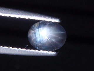 12 Ray Star Sapphire 1,06 Ct. fine star - very rare