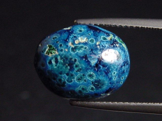 Shattuckite 8,97 Ct. oval cabochon - Bisbee, Arizona, USA