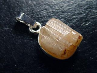 Phenakite crystal pendant 925 silver 18 mm - Piracicaba, Minas Gerais, Brazil