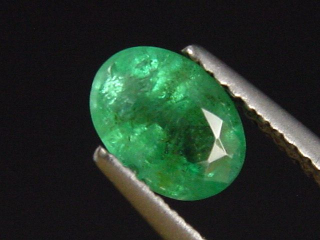 Smaragd 1,14 Ct. feines Grün 7,5 x 5,5 mm Oval Kolumbien