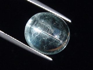 Aquamarine cat's eye 11,56 Ct. - oval cabochon Brazil