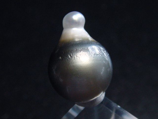 Black Tahitian Pearl 16 mm loose undrilled - French Polynesia