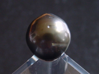 Black Tahitian Pearl 12 mm loose undrilled - French Polynesia