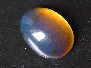 Blauer Bernstein 6,60 Ct. - 20 mm Oval Cabochon Indonesien