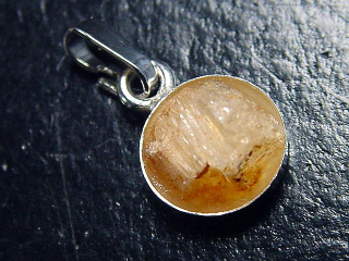 Phenakite crystal pendant 925 silver 16 mm - Piracicaba, Minas Gerais, Brazil