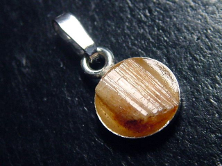 Phenakite crystal pendant 925 silver 16 mm - Piracicaba, Minas Gerais, Brazil