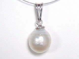 Southsea Pearl pendant - genuine 13 mm Southsea Pearl 925 silver