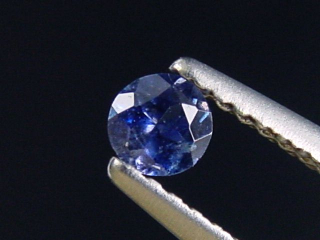 Benitoite 0,19 Ct. faceted - San Benito Co., California, USA