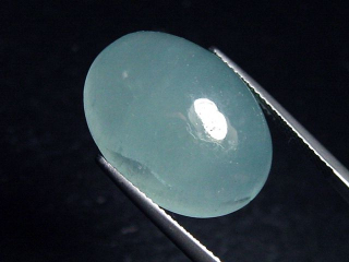 Aquamarin 22,06 Ct. 22 x 16 mm Oval Cabochon