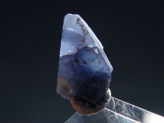 Benitoite crystal 11 mm - San Benito Co., California, USA