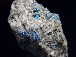 Hauyne / Hauynite specimen 48 mm - Laacher See, Eifel, Germany