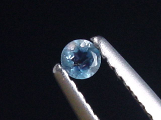 Hauyne / Hauynite 2,5 mm round - Ettringen, Eifel, Germany