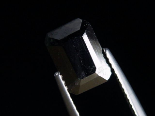 Ferro Columbite 4,40 Ct. faceted - Galilea, Minas Gerais, Brazil