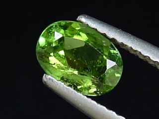 Verdelith / grüner Turmalin 0,84 Ct. Oval Brasilien
