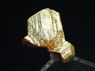 Chrysoberyl crystal 20 mm - Rio das Pratinhas, Bahia, Brazil