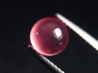 Rhodochrosit 1,80 Ct. Rund Cabochon - Kuruman, Südafrika