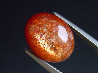 Sunstone 5,39 Ct. oval cabochon fine