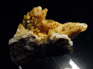 Calcit mit Quarz Stufe 61 mm - Hohenlimburg, NRW, Deutschland
