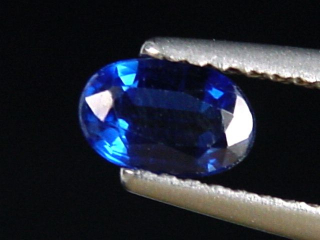 Kyanit / Disthen 0,60 Carat feines Blau Oval