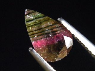 Tourmaline bicolor 1,26 Ct. pear Brazil
